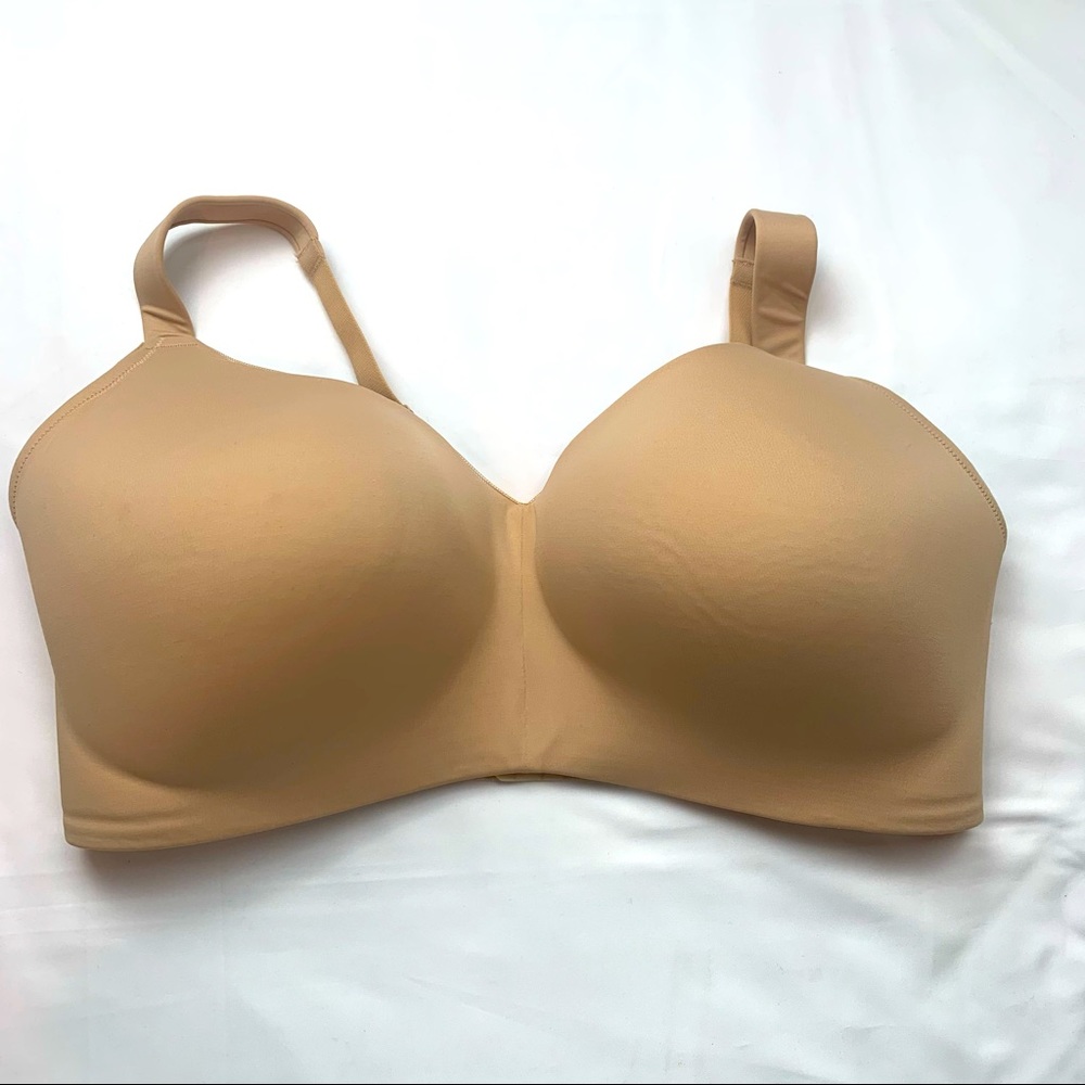 Auden Lightly Lined Wire Free Nude Bra Size 42DDD